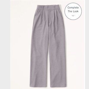 GRAY Wide Leg Pants Small long